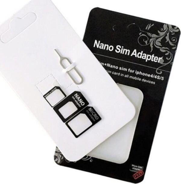 Ayex Sim Kartı Adaptörü, Nano Ve Micro Sim Kartları Için - Image 1