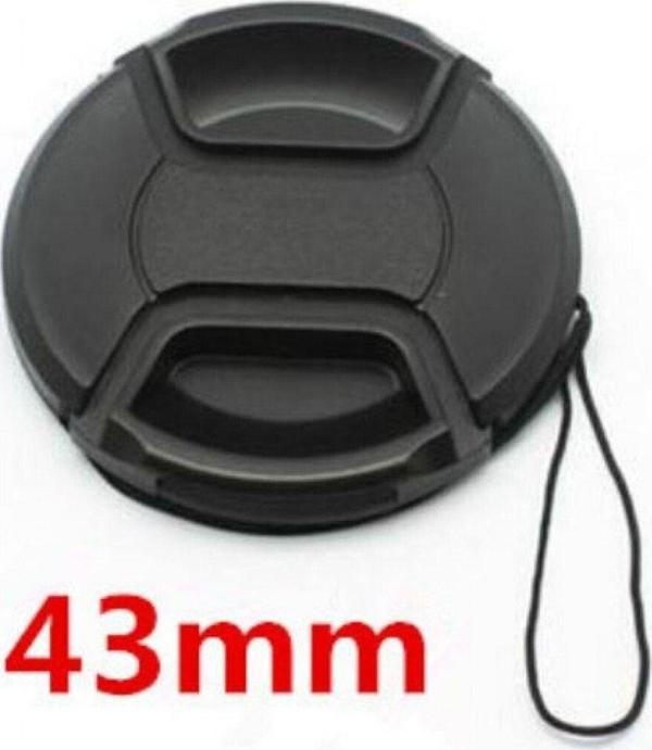 Ayex 43Mm Snap On Lens Kapağı Objektif Kapağı Bağcıklı - Image 1