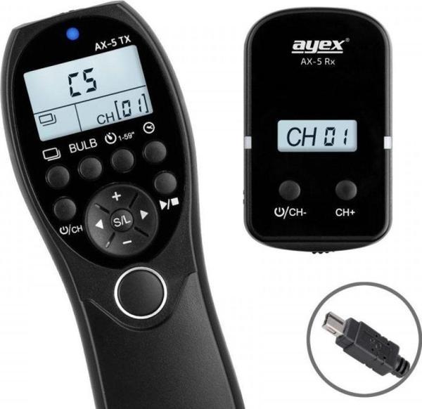 Ayex Nikon D7200 D7100 D7000 D90 D600 D5300 D5200 D5100 D5000 İçin Dc2 Kablosuz Zaman Ayarlı Kumanda - Image 1