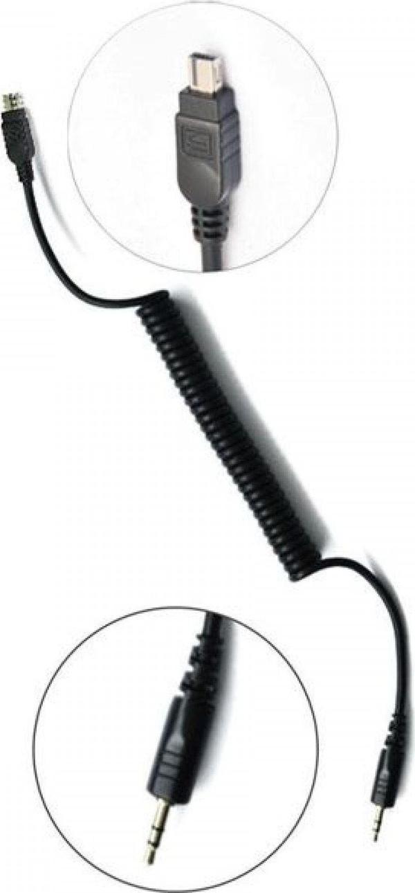 Ayex Dslr Kumandaları İçin Nikon N10 Dc2 Uyumlu Spiral Kablo 1,5M - Image 1