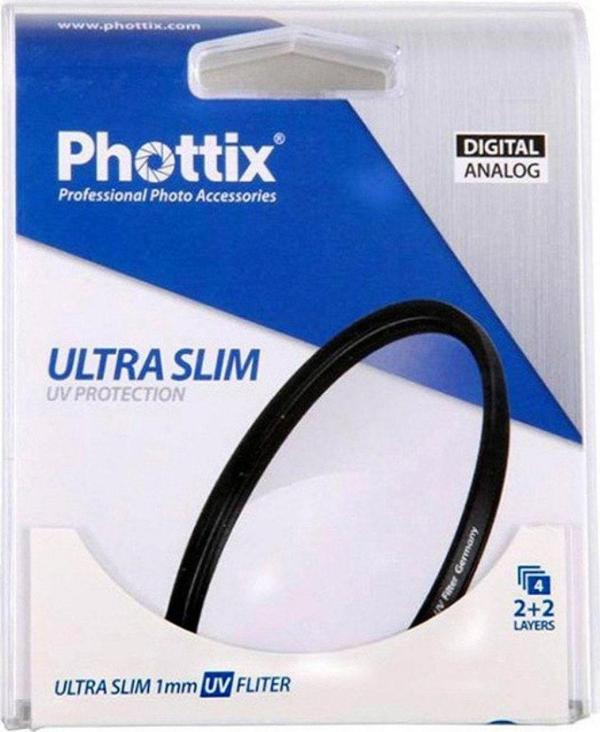 Phottix 62Mm Ultra Slim Uv Protector Filtre - Image 1