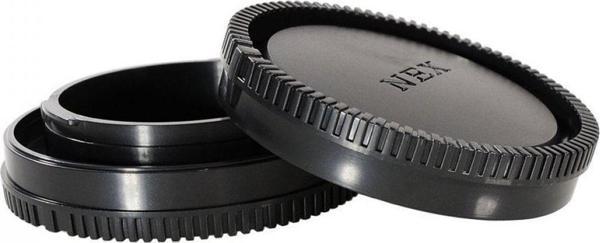 Ayex Sony Nex, E Mount İçin Body Kapağı Ve Lens Arka Kapağı - Image 1