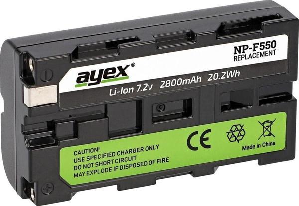 Ayex Sony Video Kameralar İçin Np-F550 Batarya - Image 1