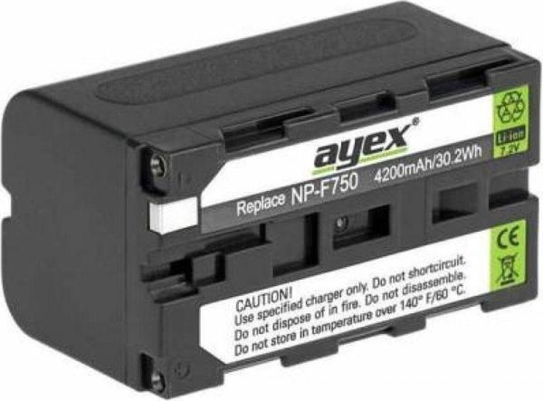 Ayex Sony Video Kameralar İçin Np-F750 Batarya - Image 1