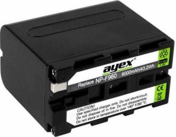 Ayex Sony Video Kameralar İçin Np-F960 Batarya - Image 1