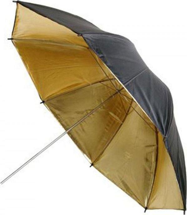 Ayex Stüdyo Reflektör Şemsiyesi 101Cm (40'') Gold (Altın) Siyah - Image 1