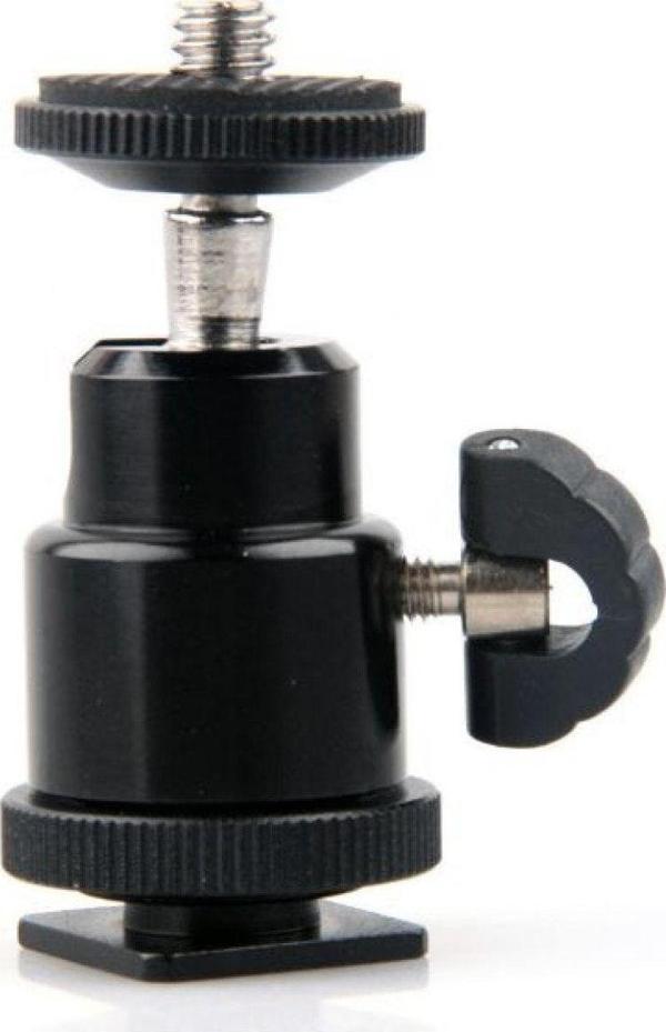 Ayex Tripod, Monopod Ve Hot Shoe İçin Mini Kafa, Mini Ball Head - Image 1