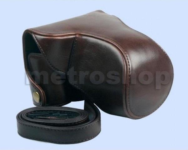 Rox Panasonic Lumix Dmc-Gf2 İçin Taşıma Çantası Kahverengi - Image 1