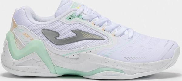 Joma Set Kadın Beyaz Toprak & Sert Kort Tenis Ayakkabısı TSELS2502AC - Image 1