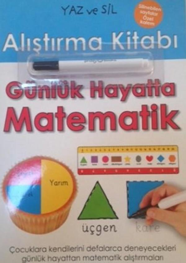Yaz ve Sil Alıştırma Kitabı - Günlük Hayatta Matematik - Doğan ve Egmont Yayıncılık - Image 1
