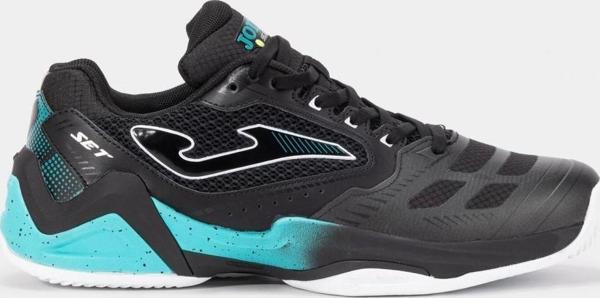 Joma Set Erkek Siyah Toprak Kort Tenis Ayakkabısı TSETS2501C - Image 1