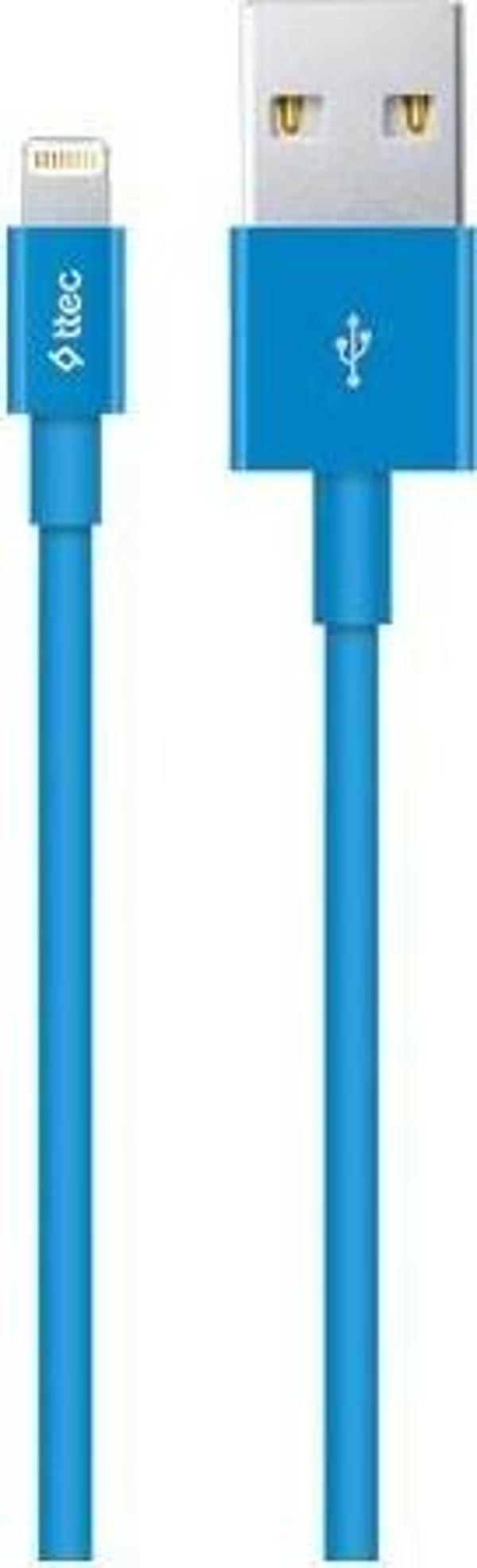 Ttec Lightning Kablo Mavi 1M 2DK7508M - Image 1