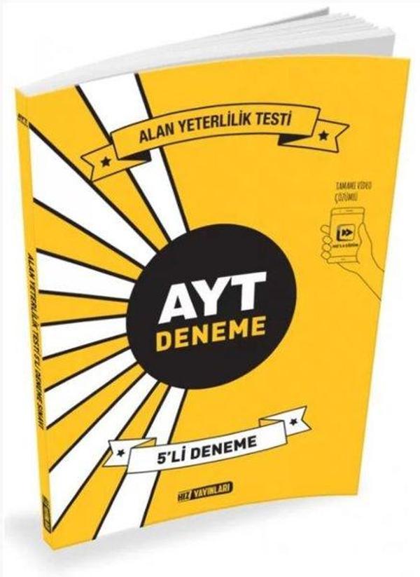 2023 AYT 5'li Deneme - MEB Yeni Müfredat - Hız Yayınları - Image 1