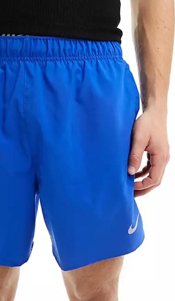 Nike Challenger Dri Fit 5'' inch Brief lined Running Shorts Slip Astarlı Koşu Şortu Mavi - Image 1