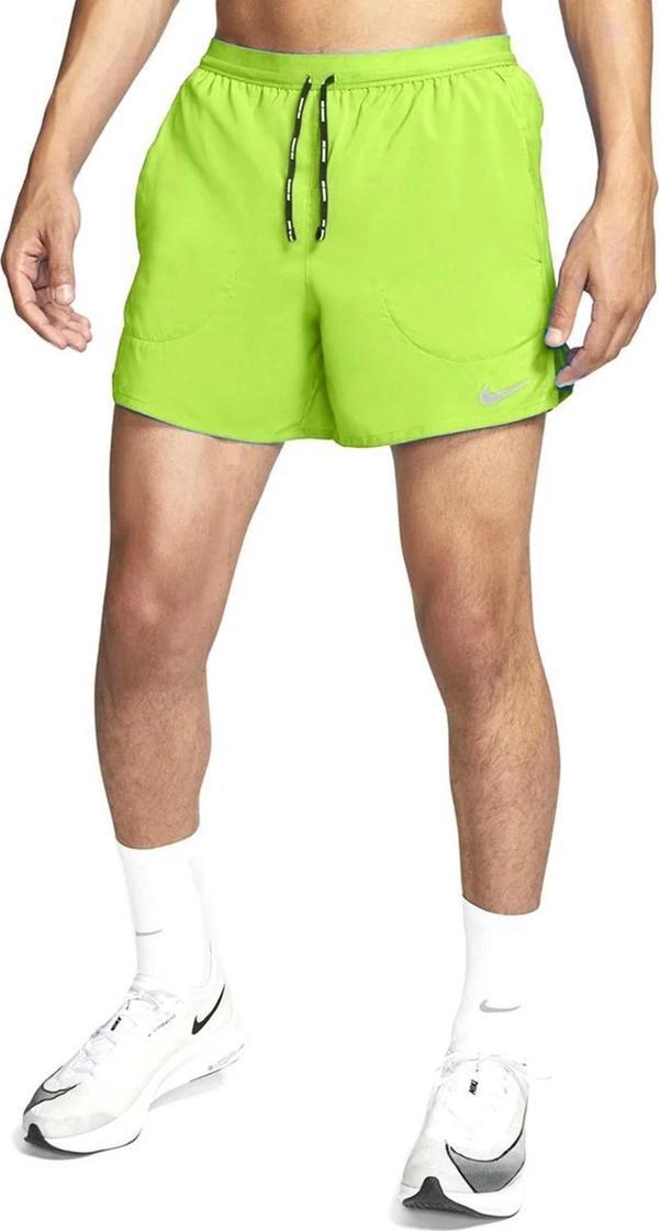 Nike Dri Fit Flex Stride Men's Brief Running Shorts Fermuarlı Kısa Şort Yeşil - Image 1