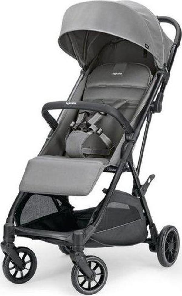 Inglesina Now Kendiliğinden Katlanan Tek Hamlede Açılan Kabin Boy Bebek Arabası - Snap Grey - Image 1