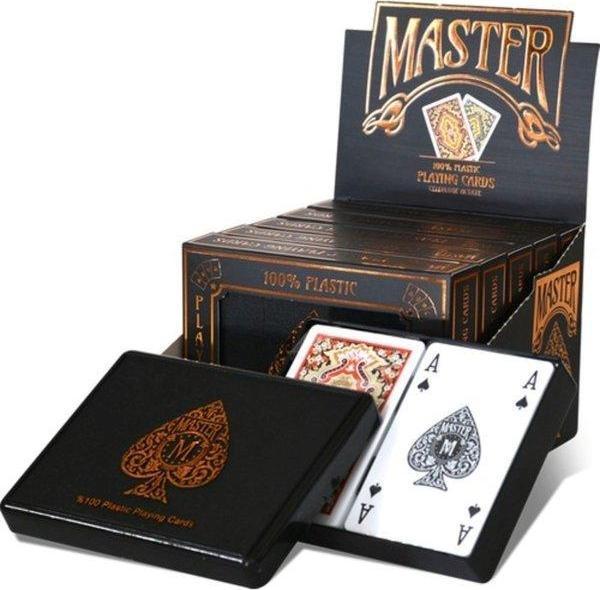 Master Games Ks Games-Master Plastik 2'li Oyun Kağıdı - Image 1