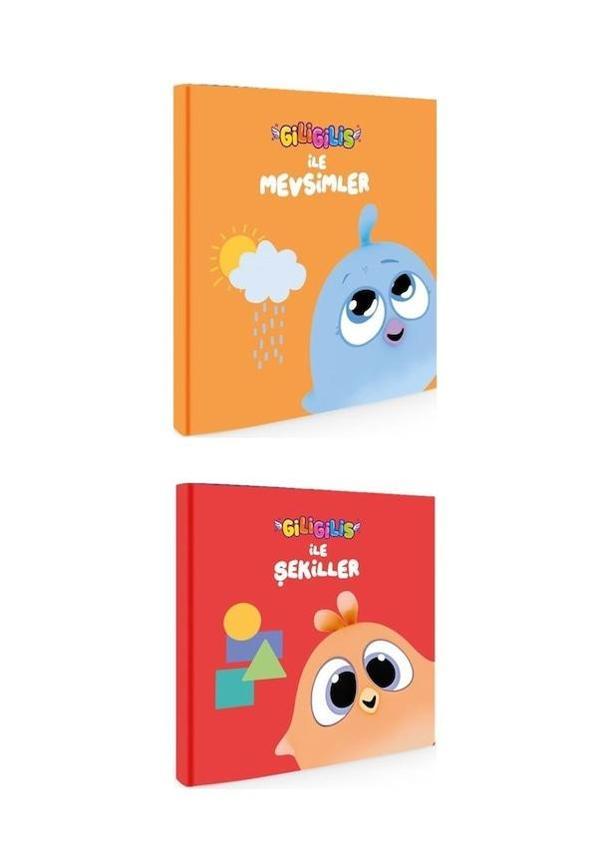 Artenino Giligilis İle Mevsimler Şekiller - Minik Karton Kitaplar-2 Kitap - Artenino Yayıncılık - Image 1