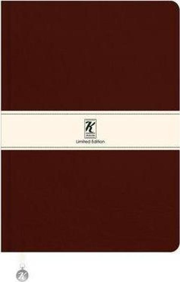 Keskin Limited Edition A6 96 Yp. Çizgili Defter - Kahverengi - Image 1