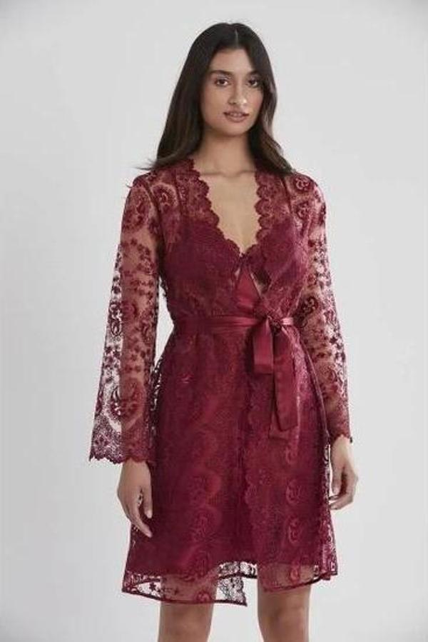 Pierre Cardin 6lı Dantelli Sabahlık Çeyiz Seti - Image 1