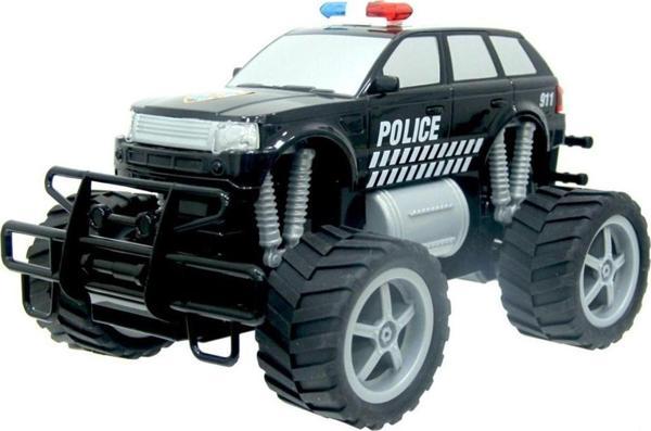 Suncon 1:18 Uzaktan Kumandalı Jumbo Wheels Usb Şarjlı Işıklı Polis Arabası - Jeep - Image 1