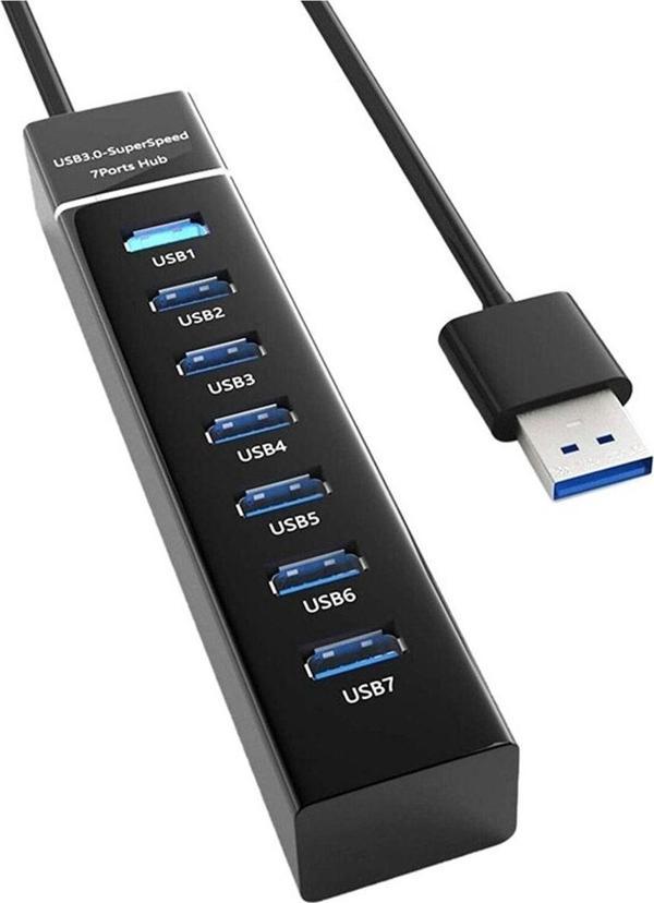 Apera An-76 Usb 3.0 Super Speed 7 Port 5 Gbps Usb Çoklayıcı Hub 1Mt Kablo - Image 1