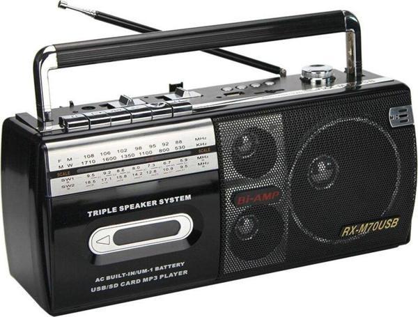 Apera Knstar M-70Bt Müzik Seti Kasetçalar Fm Radyo Usb Mp3 Player Bluetooth Hoparlör - Image 1