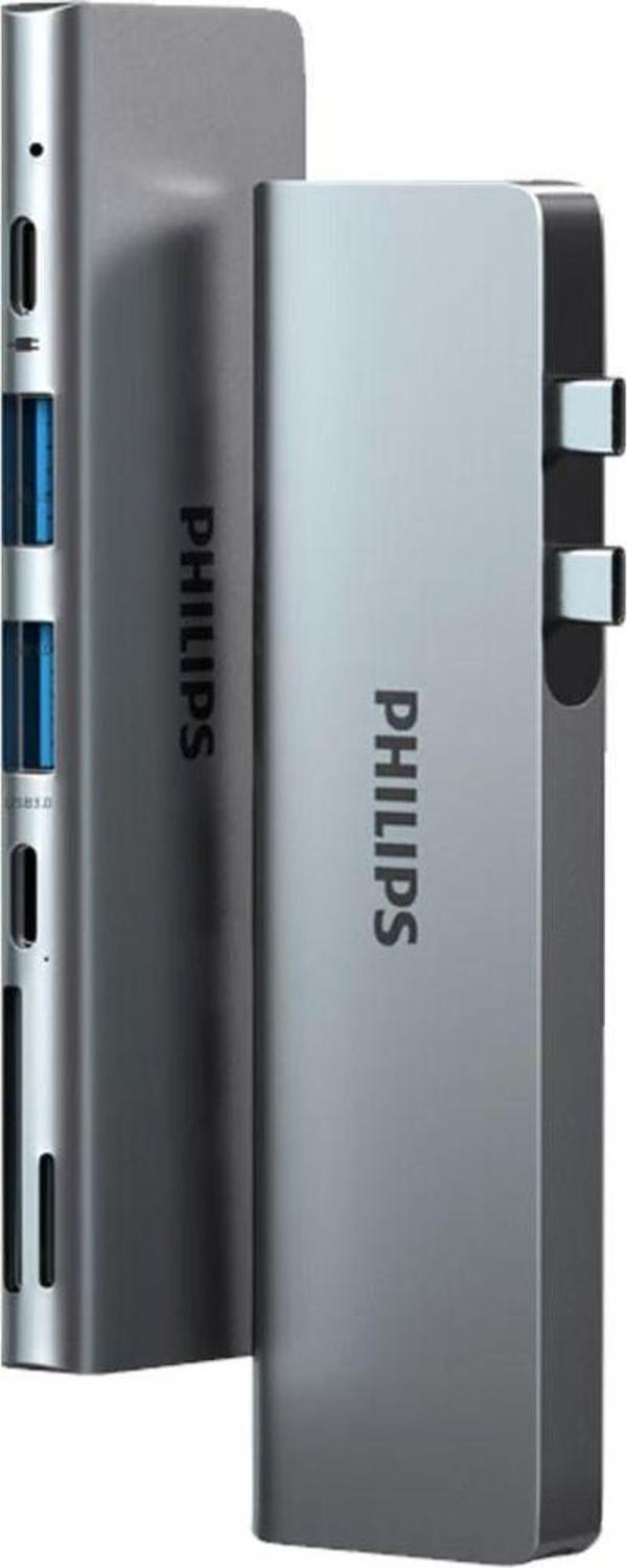 Apera Mac-Book Pro Air Usb Adaptör Hub 7İn1 4K Hdmı 2X Usb 3.0 Thunderbolt 3 Pd Hızlı Şarj - Image 1