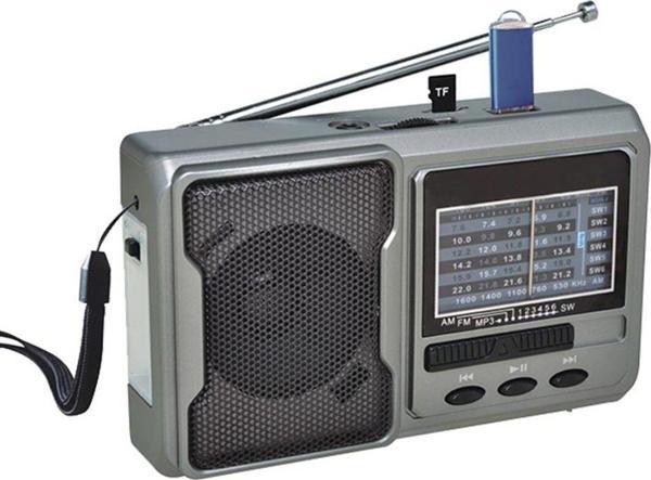 Apera Tepe Fp-1781Bt Mini Cep Radyosu Bluetooth Hoparlör Fm Radyo Led Işıklı Şarjlı Usb Micro Sd Mp3 - Image 1