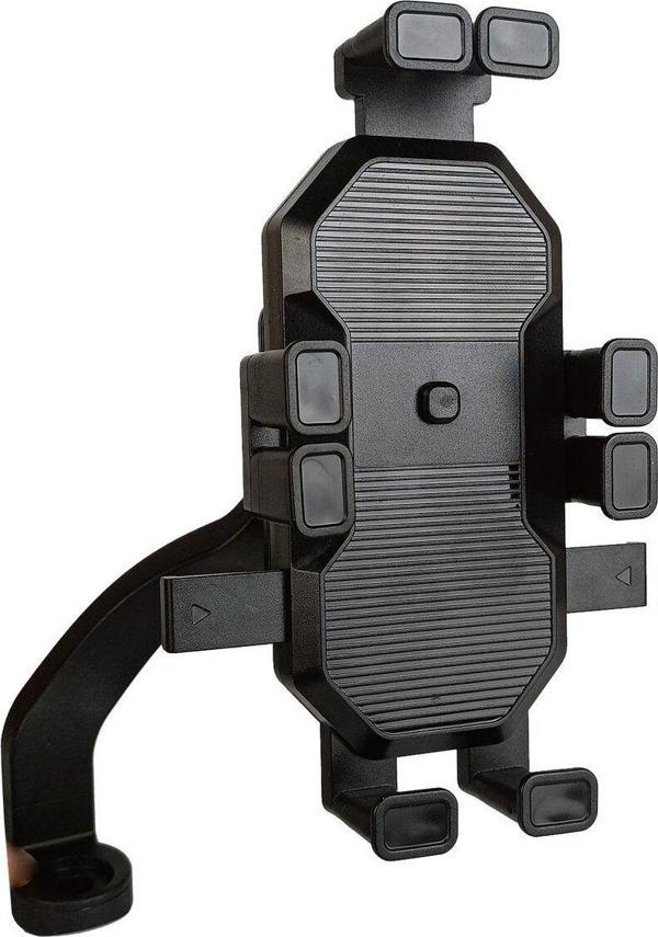 Apera Mt29 Motor Motosiklet Telefon Tutucu Tek El Kullanım Gopro Bağlantılı Damperli Şok Emici Özellikli - Image 1