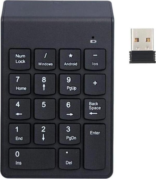 Apera Tr-59 Süper Ince Kablosuz Keypad Klavye Numlock Numped - Image 1