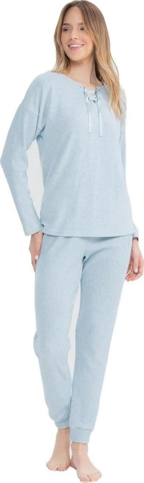 U.S. Polo Assn. Kadın Bağcıklı Pijama Takımı - Image 1