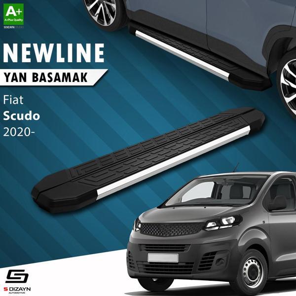 S-Dizayn Fiat Scudo 3 Uzun Şase NewLine Krom Yan Basamak 243 Cm 2020 Üzeri A+ Kalite - Image 1