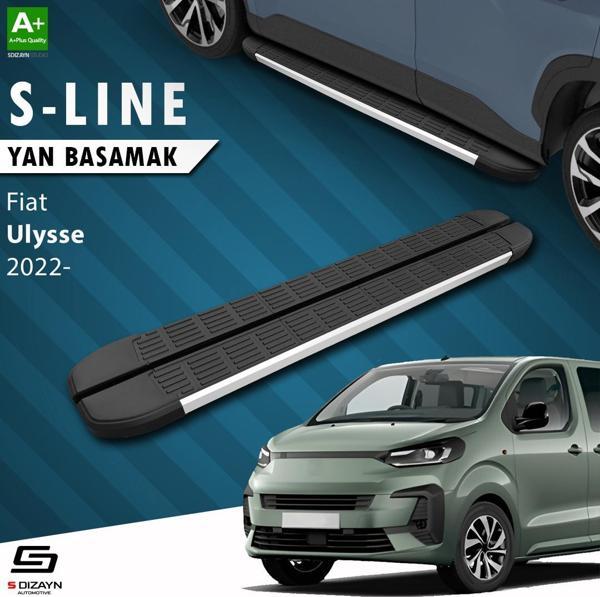 S-Dizayn Fiat Ulysse Kısa Şase S-Line Aluminyum Yan Basamak 213 Cm 2022 Üzeri A+ Kalite - Image 1