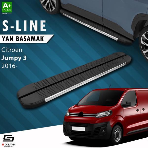 S-Dizayn Citroen Jumpy 3 Kısa Şase S-Line Krom Yan Basamak 213 Cm 2016 Üzeri A+ Kalite - Image 1
