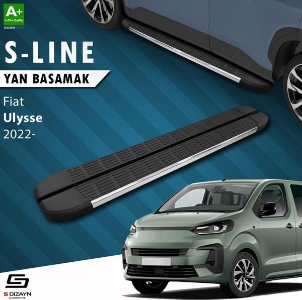 S-Dizayn Fiat Ulysse Uzun Şase S-Line Krom Yan Basamak 243 Cm 2022 Üzeri A+ Kalite - Image 1