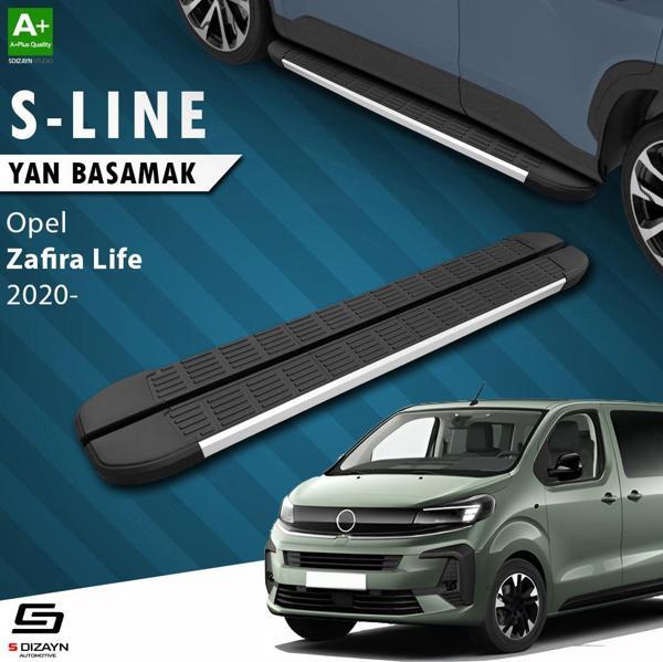 S-Dizayn Opel Zafira Life Kısa Şase S-Line Aluminyum Yan Basamak 213 Cm 2020 Üzeri A+ Kalite - Image 1
