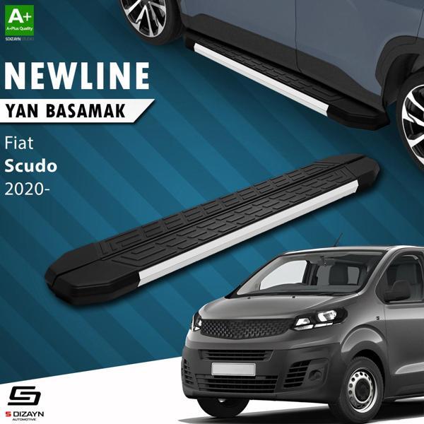 S-Dizayn Fiat Scudo 3 Kısa Şase NewLine Aluminyum Yan Basamak 213 Cm 2020 Üzeri A+ Kalite - Image 1