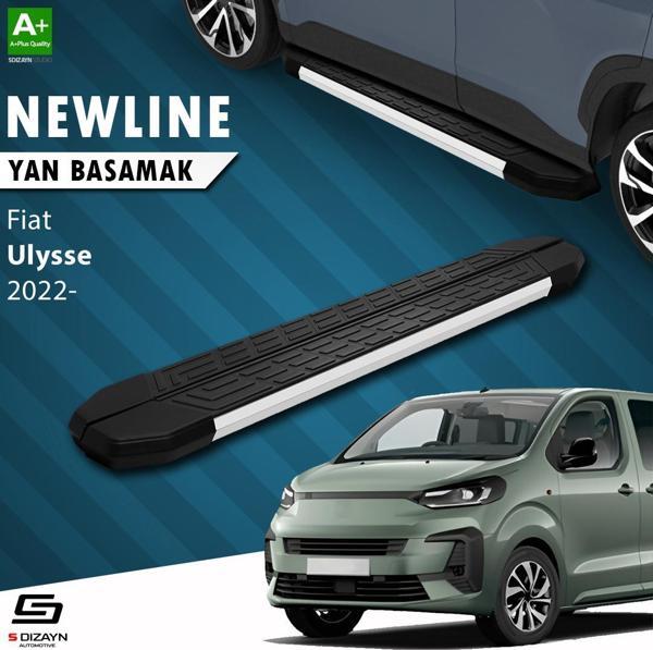 S-Dizayn Fiat Ulysse Kısa Şase NewLine Aluminyum Yan Basamak 213 Cm 2022 Üzeri A+ Kalite - Image 1