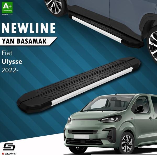 S-Dizayn Fiat Ulysse Uzun Şase NewLine Aluminyum Yan Basamak 243 Cm 2022 Üzeri A+ Kalite - Image 1