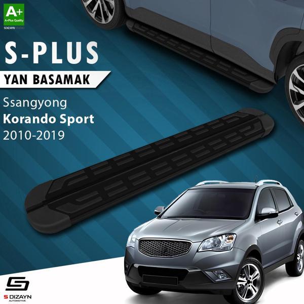 S-Dizayn Ssangyong Korando Sport S-Plus Siyah Yan Basamak 203 Cm 2010-2019 A+ Kalite - Image 1