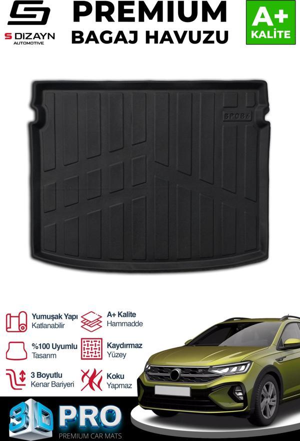 S-Dizayn VW Taigo 3D Pro Bagaj Havuzu 2020 Üzeri A+ Kalite - Image 1