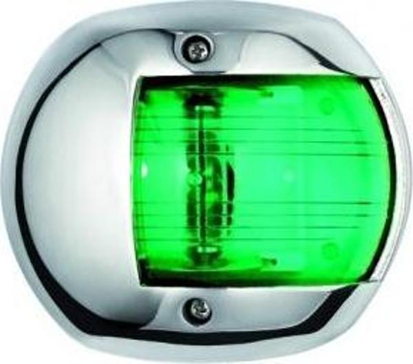 Maxi 20 seyir feneri Paslanmaz Çelik Gövde ve Lens Sancak Feneri 12V 25W - Image 1