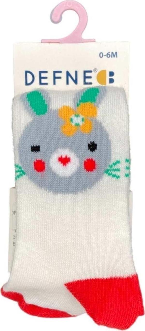 Defne Baby Bebek Külotlu Çorap 021-21 Ekru 6-12 Ay - Image 1