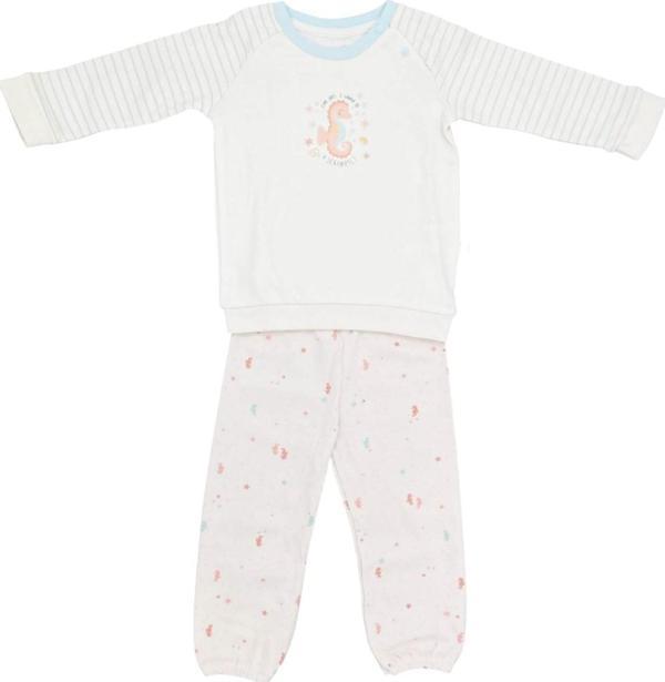 Biorganic Save The Seahorse 2'li Bebek Takımı 59797 Bej - Mint 24-36 Ay - Image 1