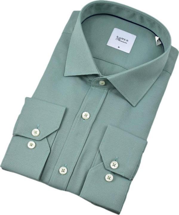 Erkek Büyük Beden Uzun Kol Gömlek 3717 BGL-ST04386 - Image 1