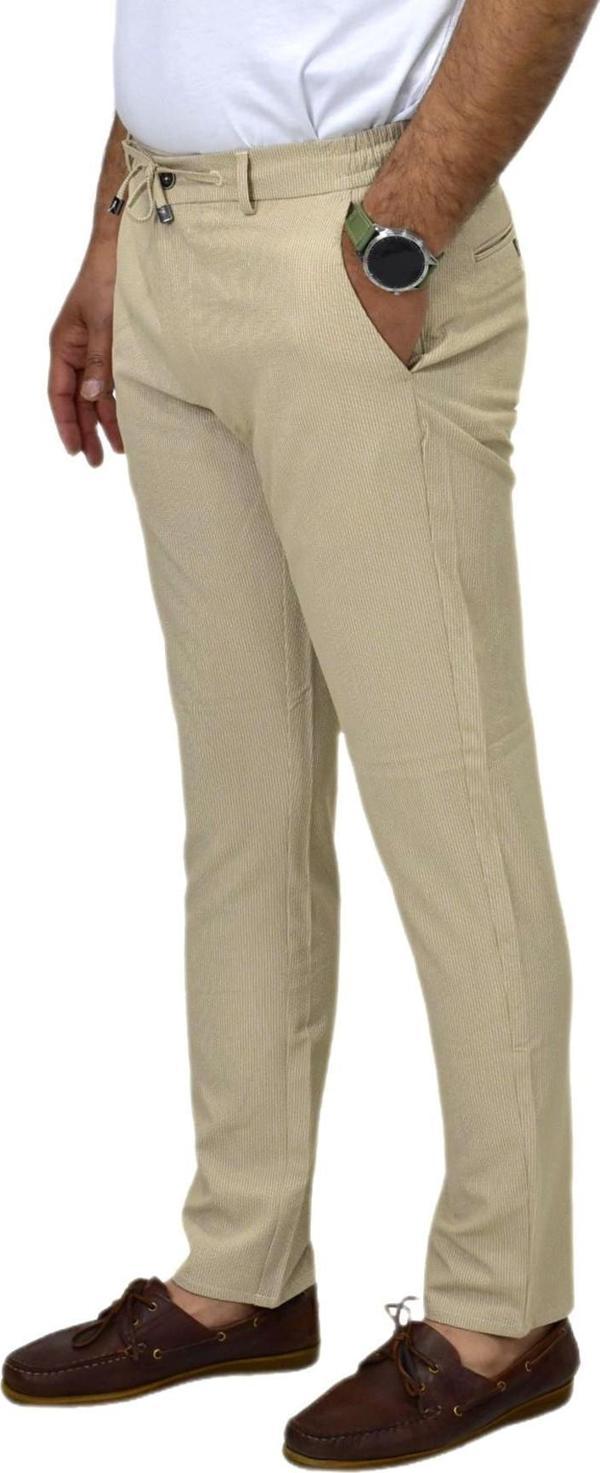 Erkek Bej Rengi Jogger Lastikli Pantolon 1920 BGL-ST04419 - Image 1