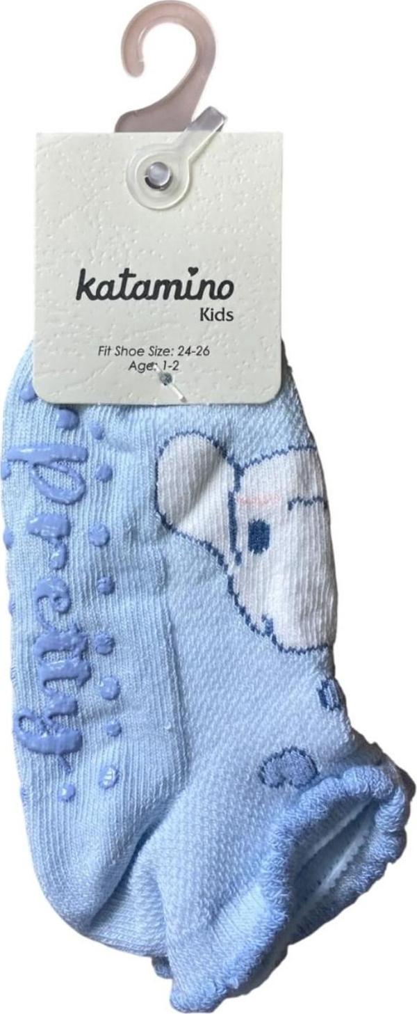 Katamino Liora Abs'li Bebek Çorabı 20422 Mavi 1-2 Yaş - Image 1