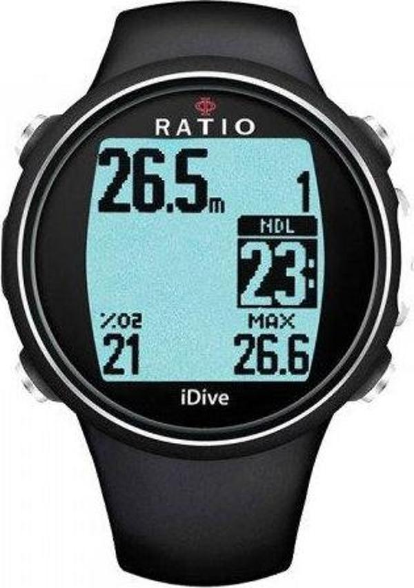 RATIO Dalış Bilgisayarı IDive Sport Easy, Siyah - Image 1
