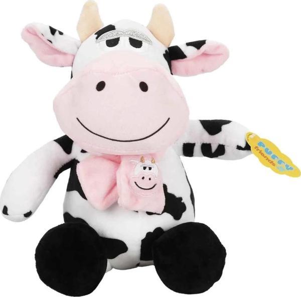 Puffy Friends Peluş Eylenceli Hayvanlar 25 Cm S00004779 Siyah - Beyaz - Image 1